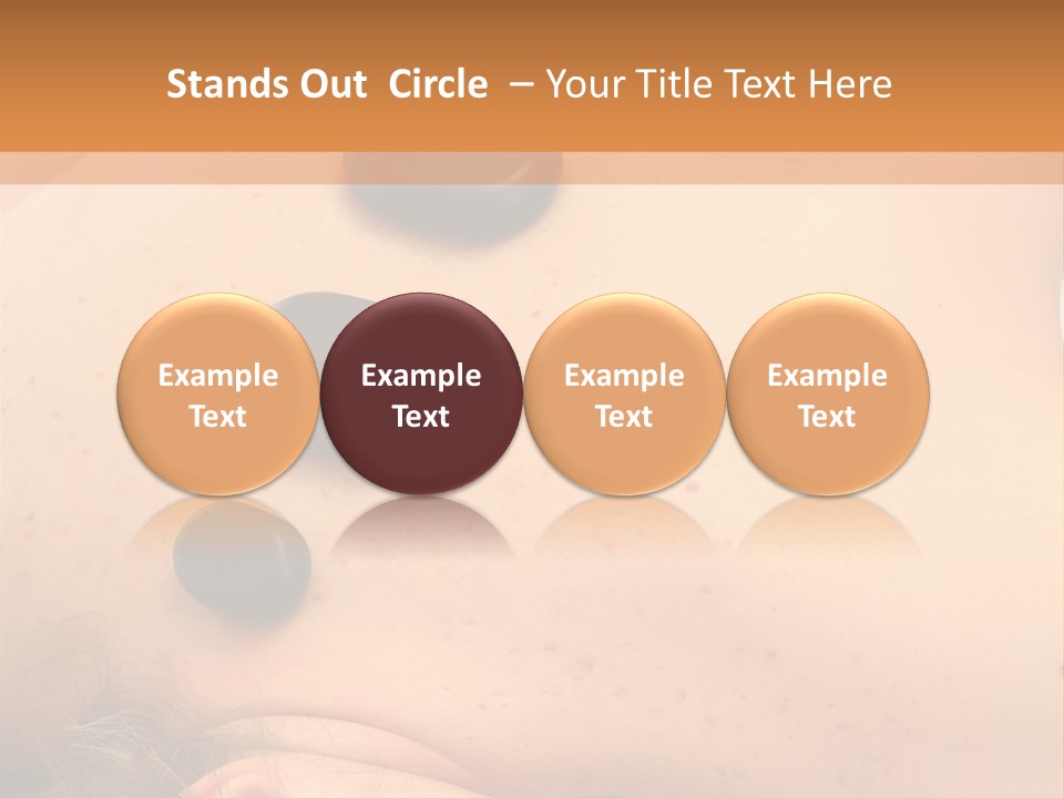 Pampering Beauty Stones PowerPoint Template