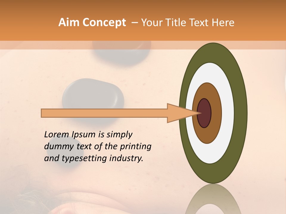 Pampering Beauty Stones PowerPoint Template