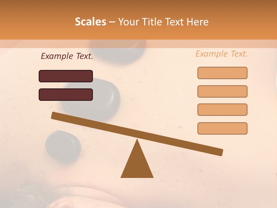 Pampering Beauty Stones PowerPoint Template