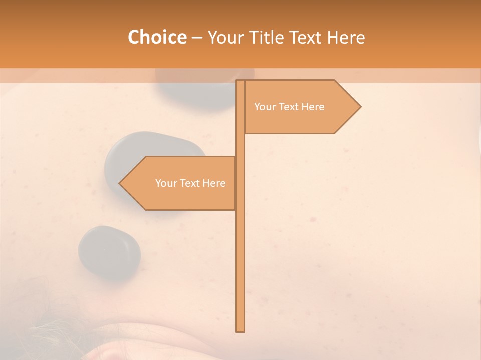 Pampering Beauty Stones PowerPoint Template