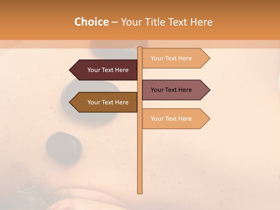 Pampering Beauty Stones PowerPoint Template