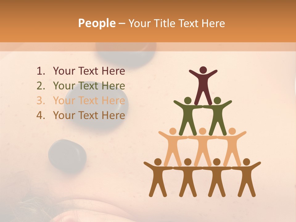 Pampering Beauty Stones PowerPoint Template