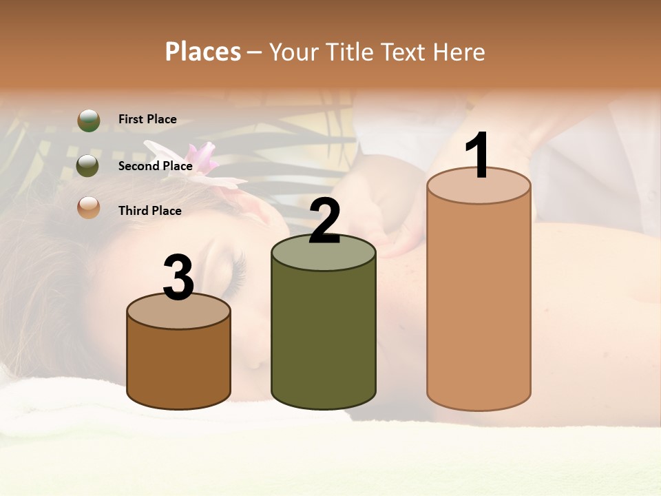 Massage Adorable Body PowerPoint Template