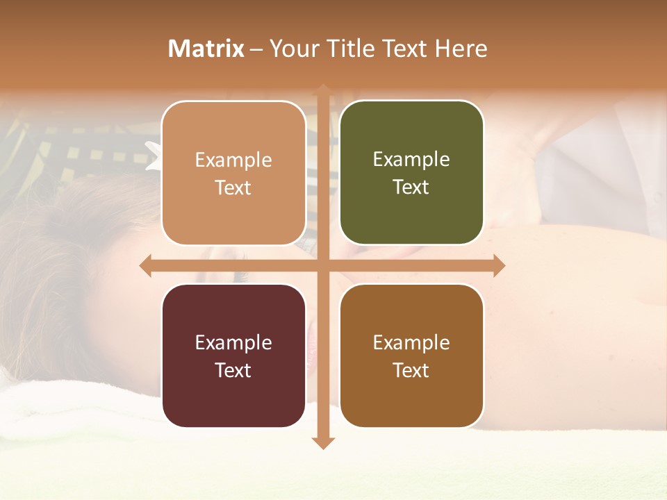 Massage Adorable Body PowerPoint Template