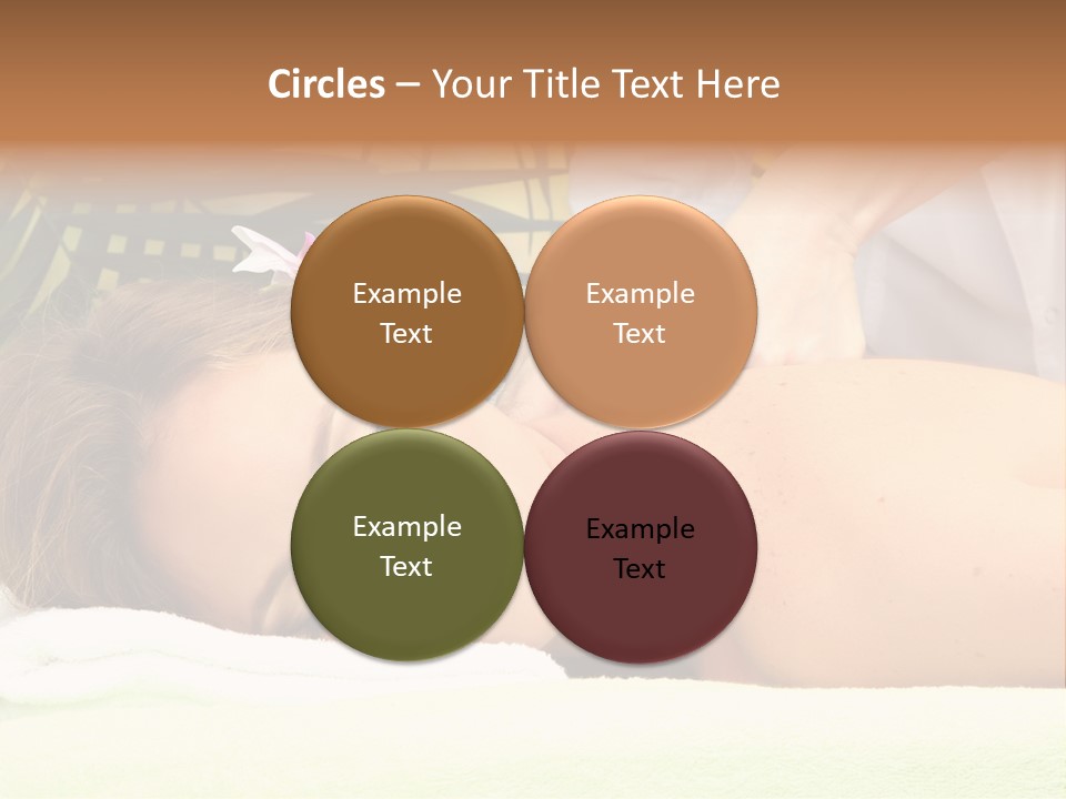 Massage Adorable Body PowerPoint Template