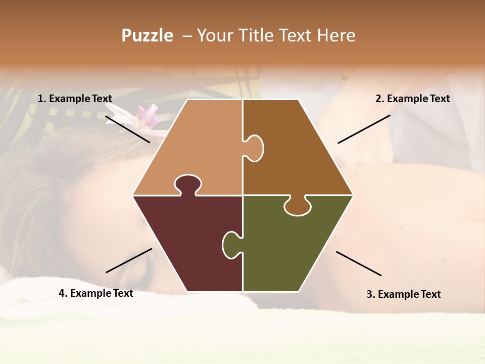 Massage Adorable Body PowerPoint Template