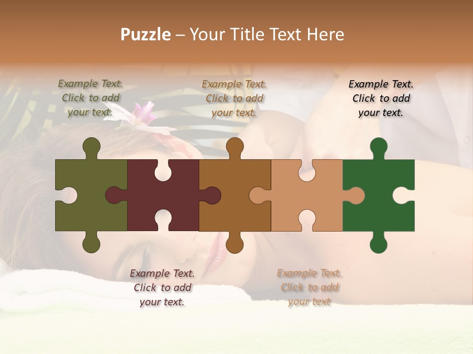 Massage Adorable Body PowerPoint Template