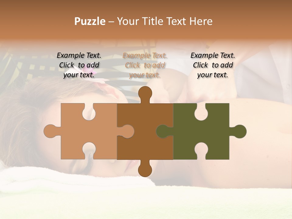 Massage Adorable Body PowerPoint Template