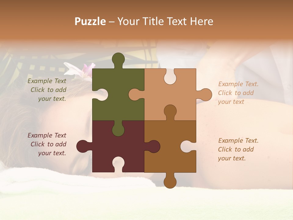 Massage Adorable Body PowerPoint Template