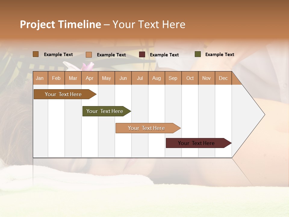 Massage Adorable Body PowerPoint Template