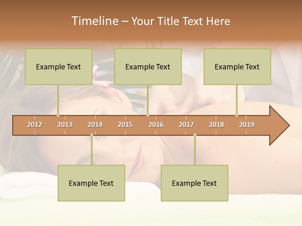 Massage Adorable Body PowerPoint Template