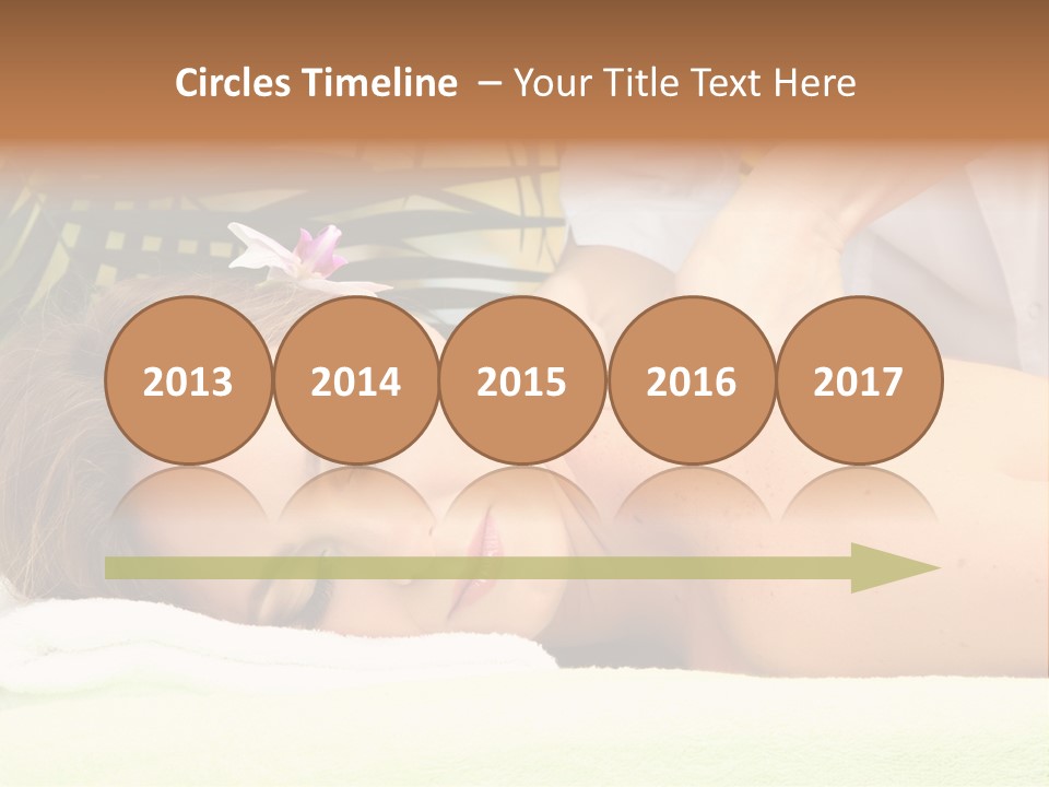 Massage Adorable Body PowerPoint Template