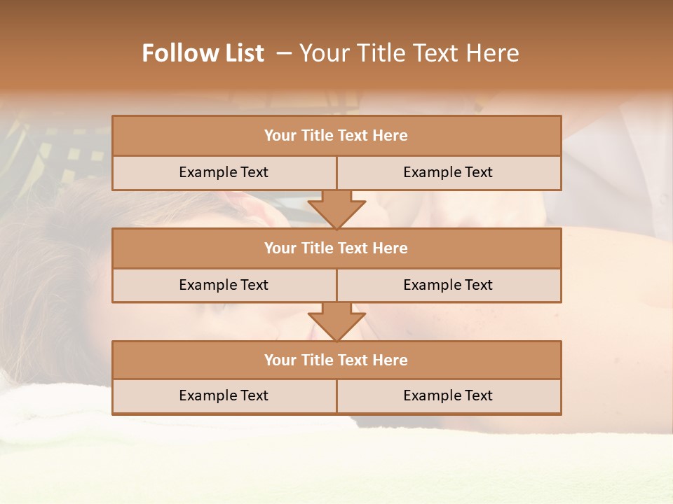 Massage Adorable Body PowerPoint Template