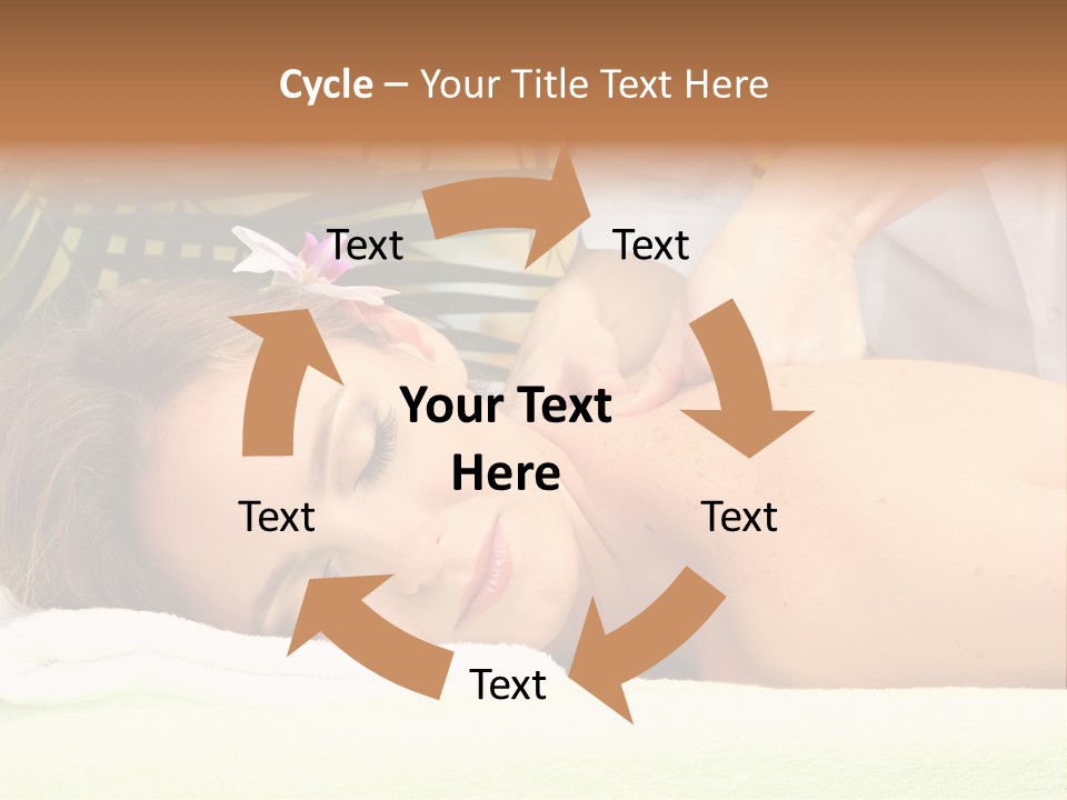 Massage Adorable Body PowerPoint Template