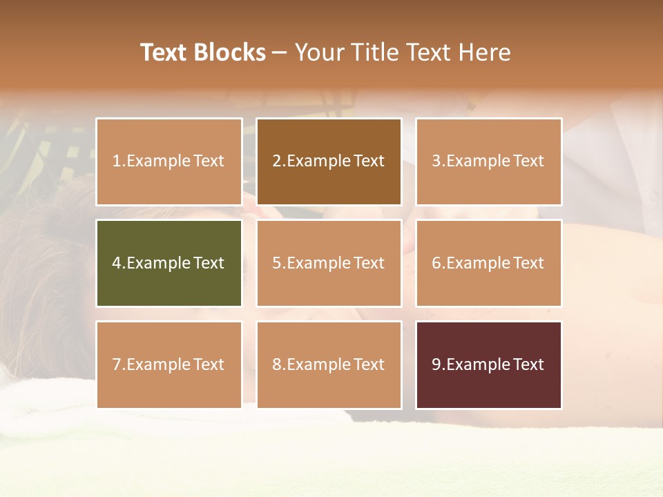 Massage Adorable Body PowerPoint Template