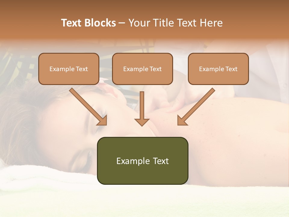 Massage Adorable Body PowerPoint Template