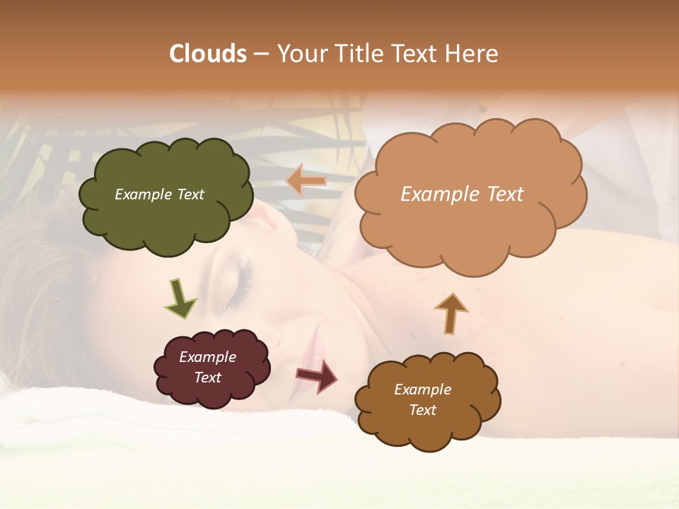 Massage Adorable Body PowerPoint Template