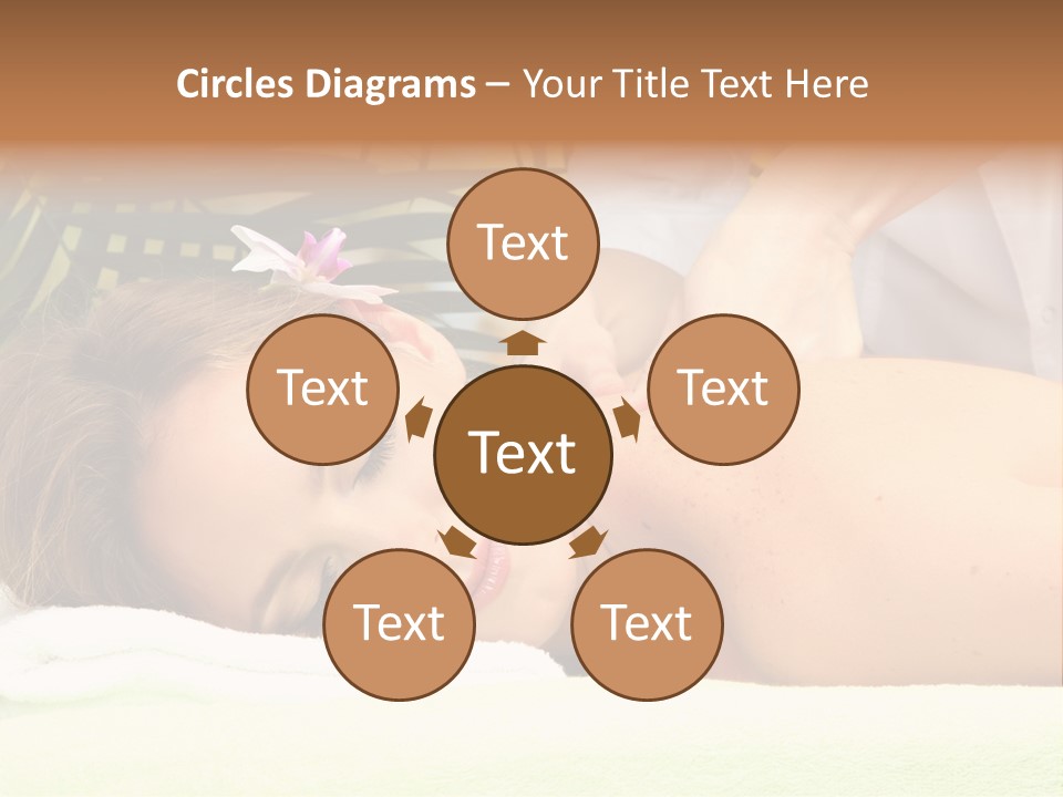 Massage Adorable Body PowerPoint Template