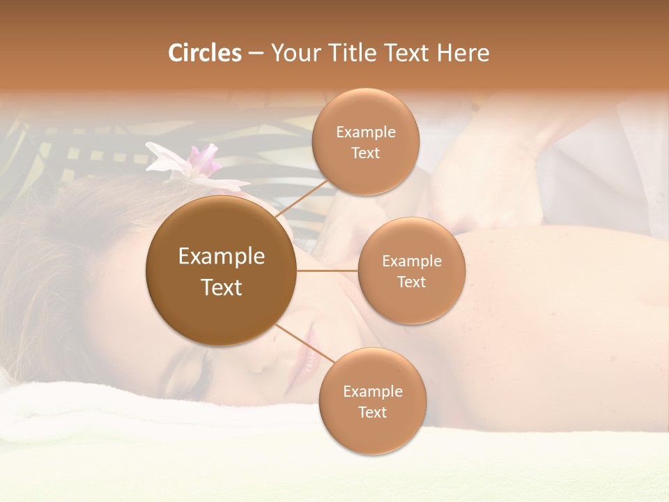 Massage Adorable Body PowerPoint Template