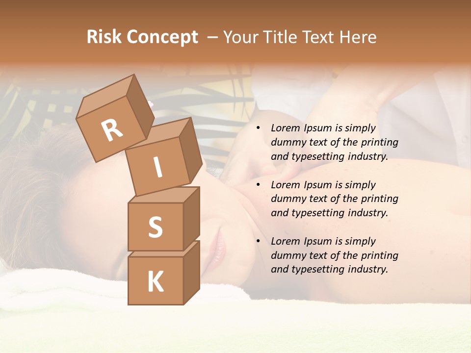 Massage Adorable Body PowerPoint Template