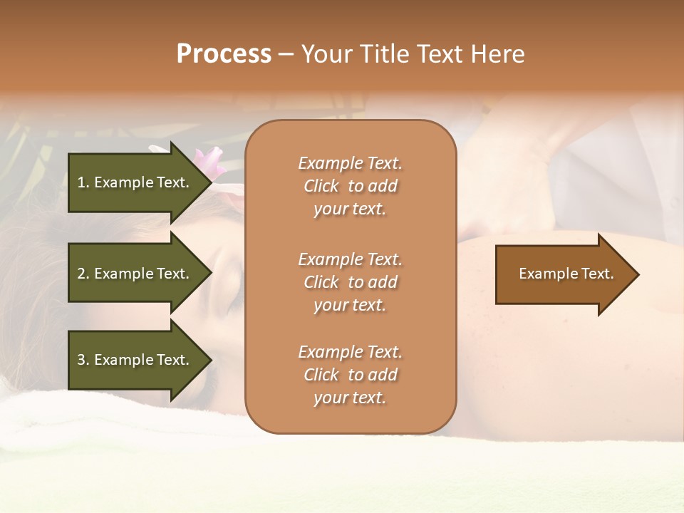 Massage Adorable Body PowerPoint Template
