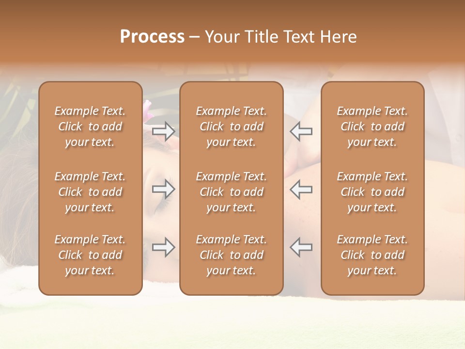 Massage Adorable Body PowerPoint Template
