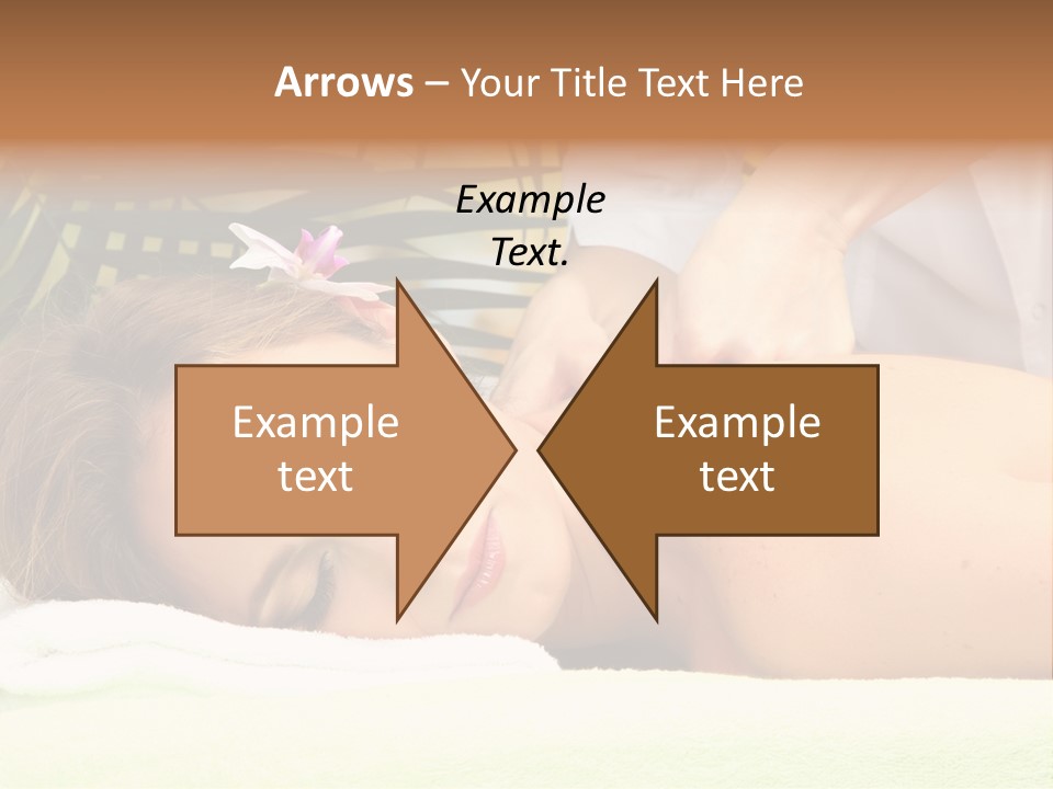 Massage Adorable Body PowerPoint Template