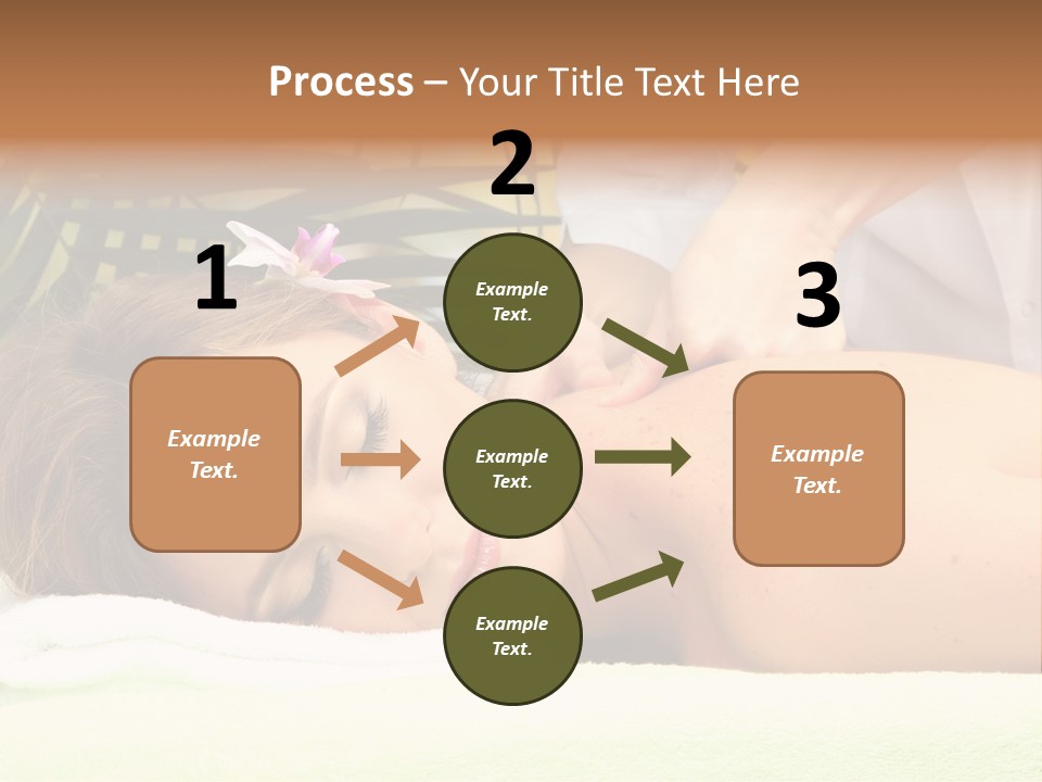 Massage Adorable Body PowerPoint Template