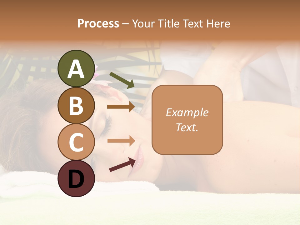 Massage Adorable Body PowerPoint Template