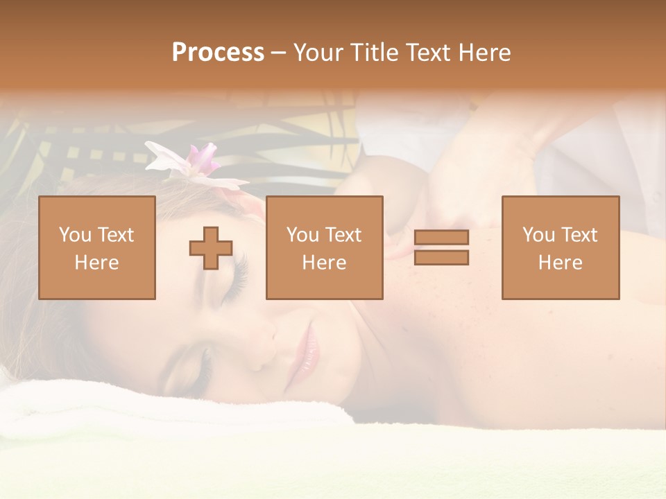 Massage Adorable Body PowerPoint Template