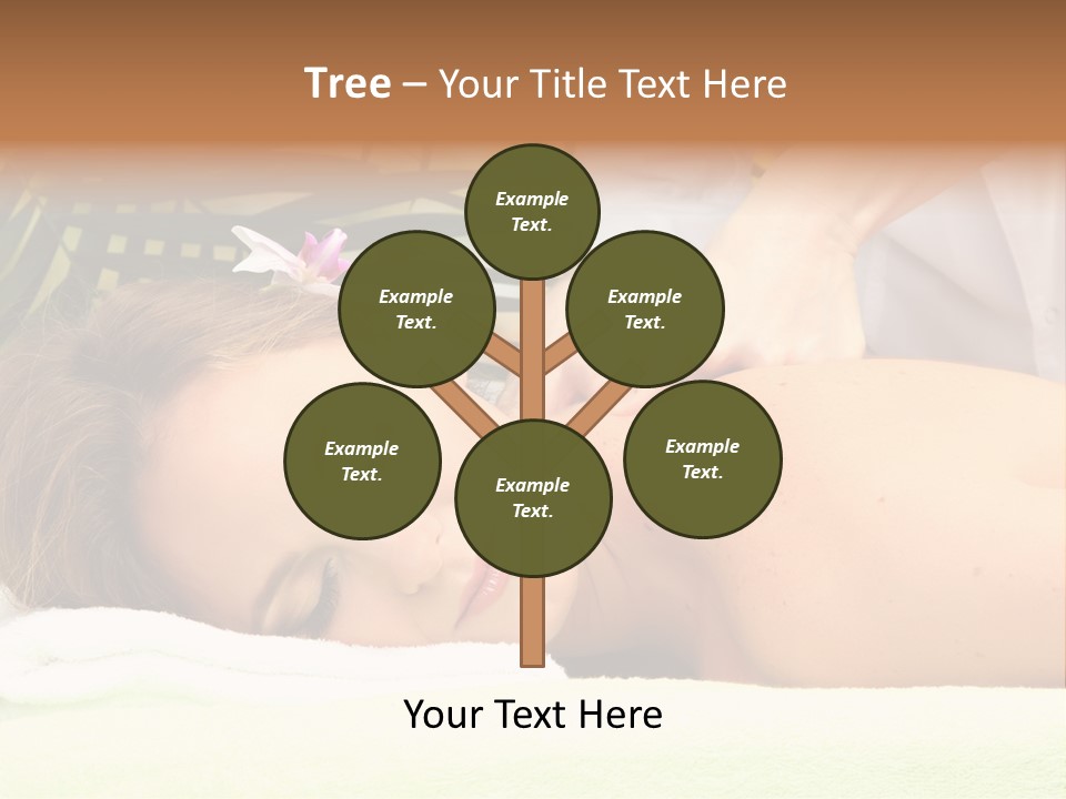 Massage Adorable Body PowerPoint Template