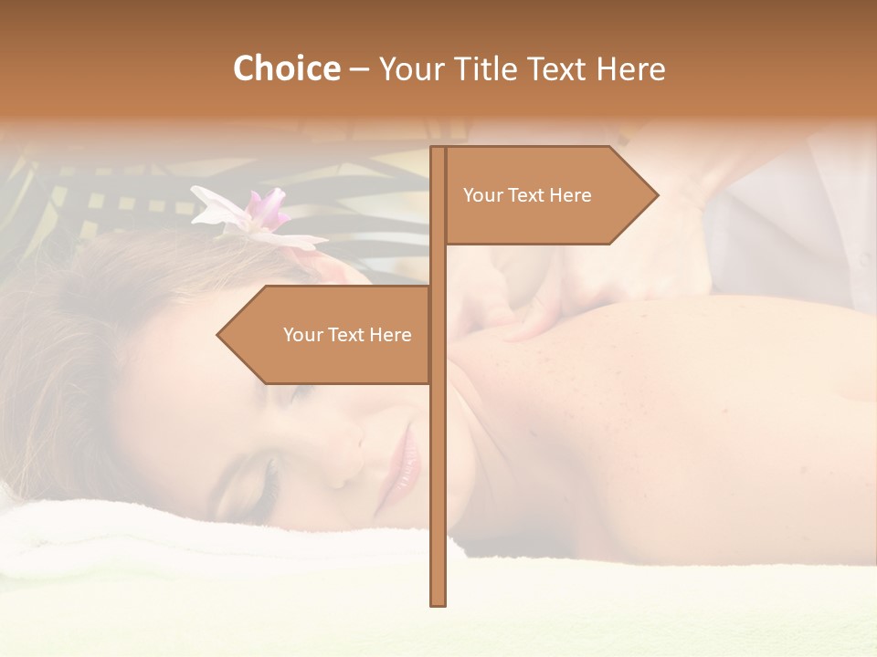 Massage Adorable Body PowerPoint Template