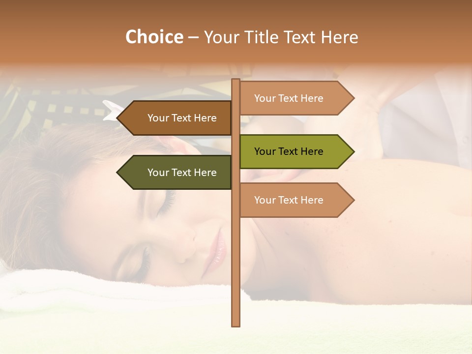 Massage Adorable Body PowerPoint Template