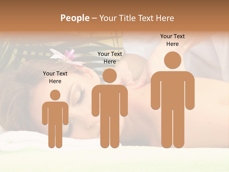 Massage Adorable Body PowerPoint Template