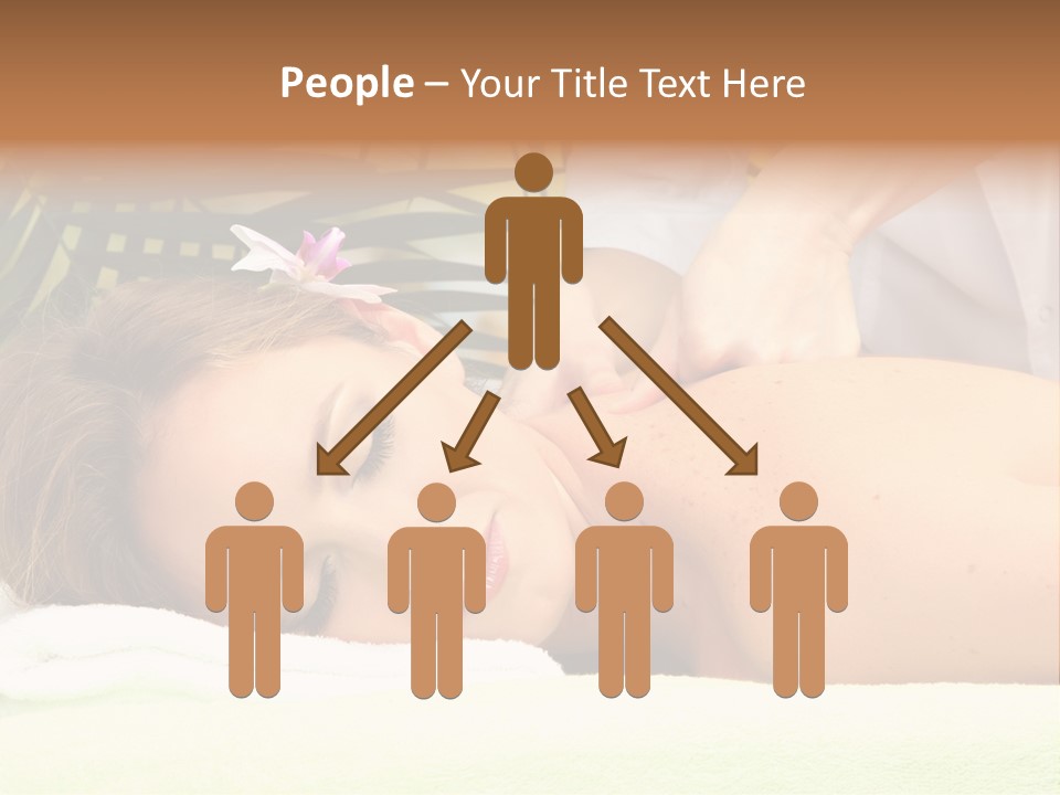 Massage Adorable Body PowerPoint Template