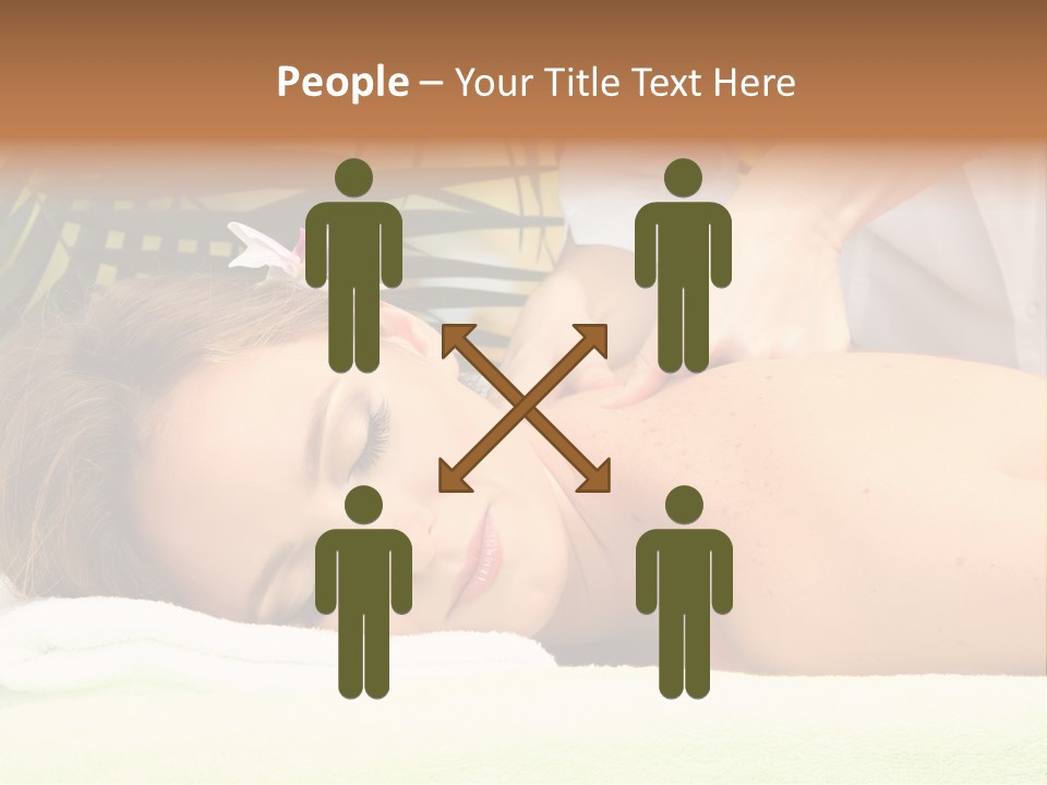 Massage Adorable Body PowerPoint Template