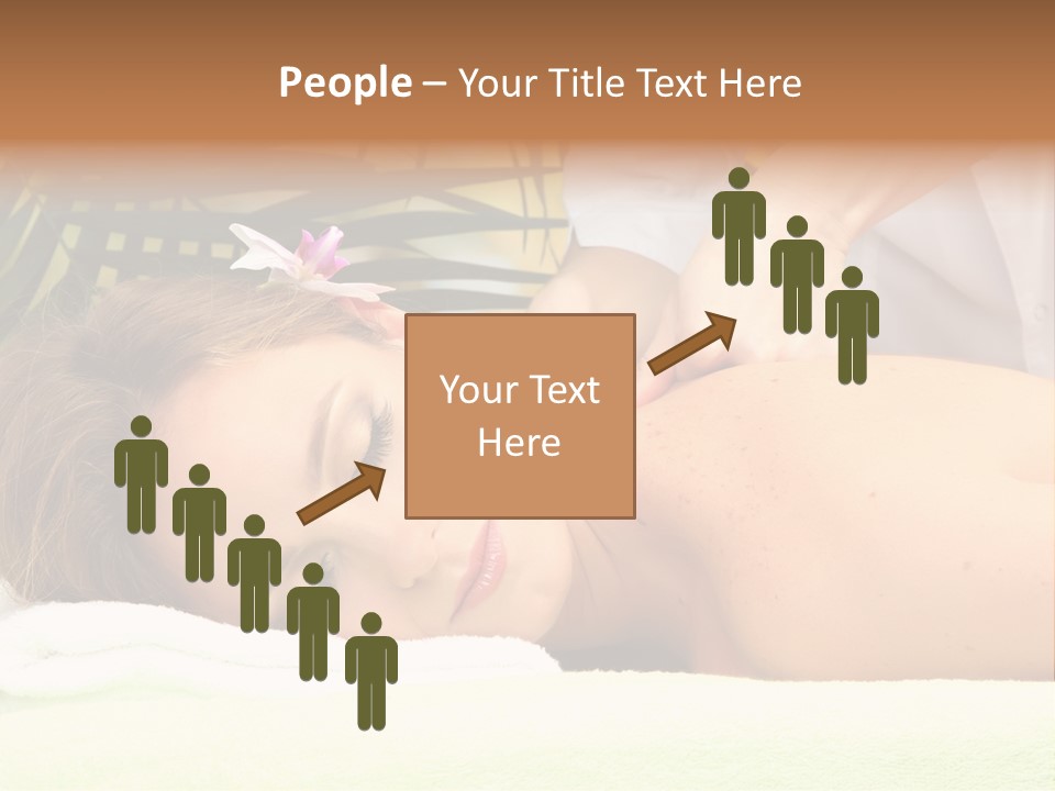 Massage Adorable Body PowerPoint Template