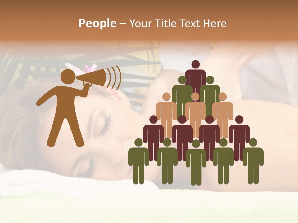 Massage Adorable Body PowerPoint Template