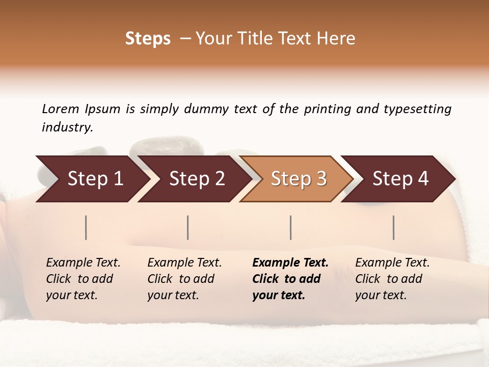 Black Relaxation Beautiful PowerPoint Template