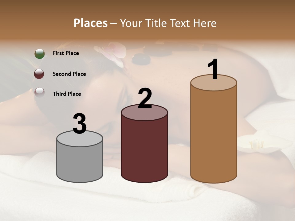 Stones Spa Girl PowerPoint Template