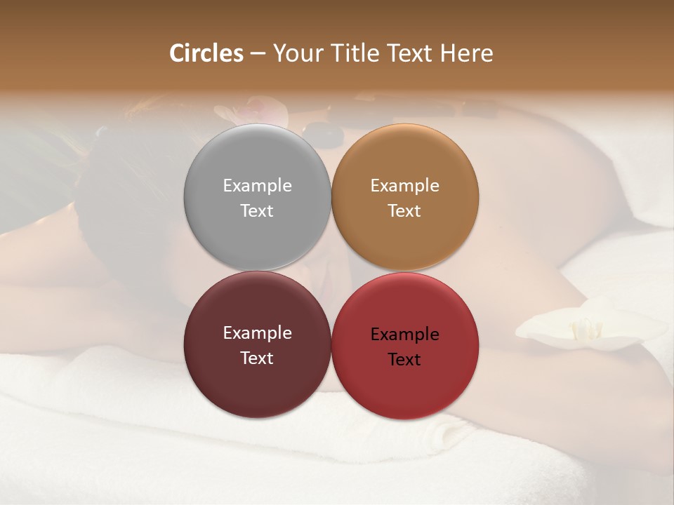 Stones Spa Girl PowerPoint Template