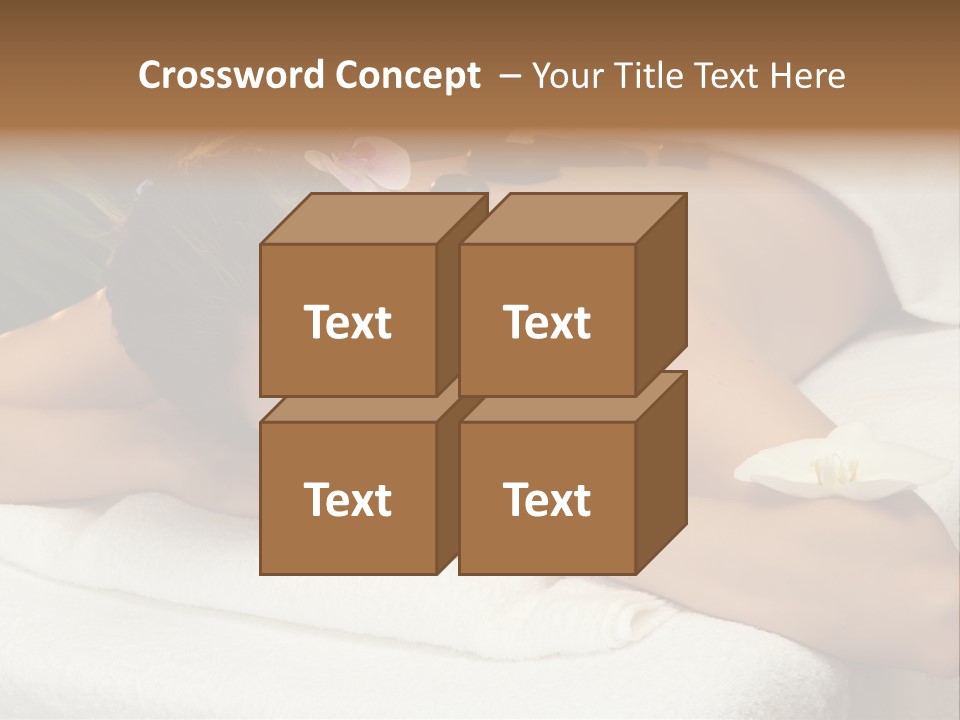 Stones Spa Girl PowerPoint Template