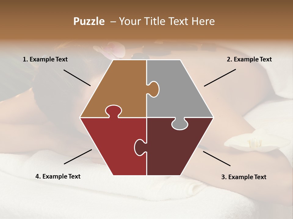 Stones Spa Girl PowerPoint Template