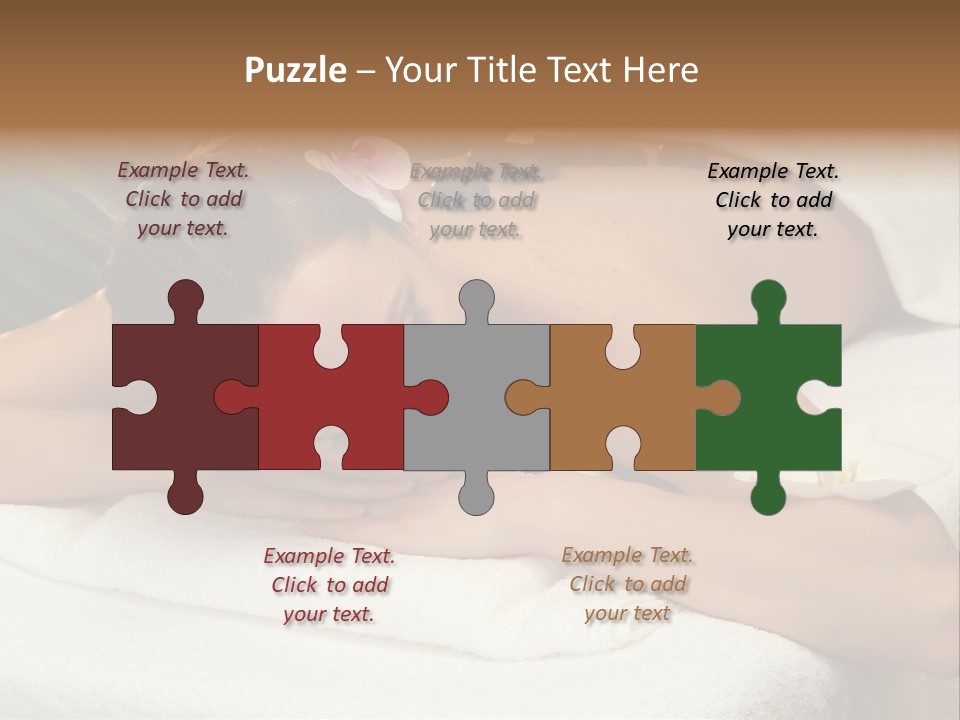 Stones Spa Girl PowerPoint Template