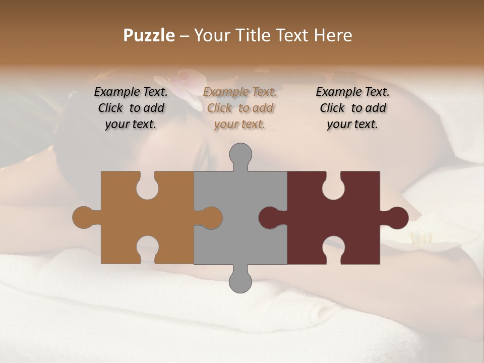 Stones Spa Girl PowerPoint Template