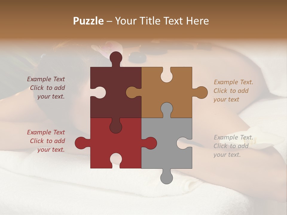 Stones Spa Girl PowerPoint Template