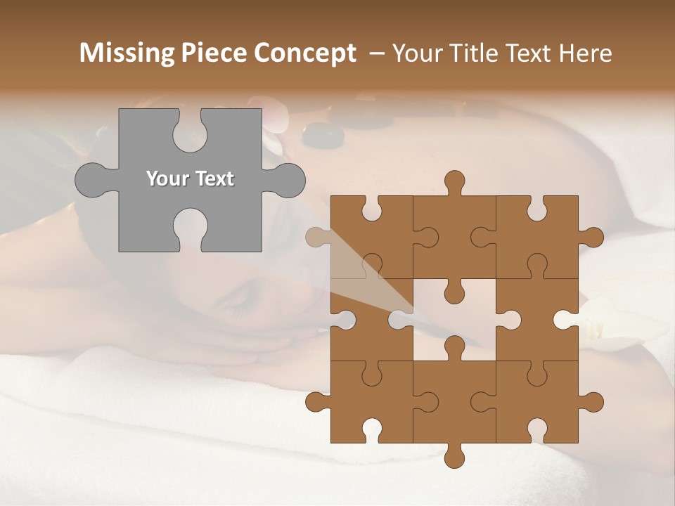 Stones Spa Girl PowerPoint Template