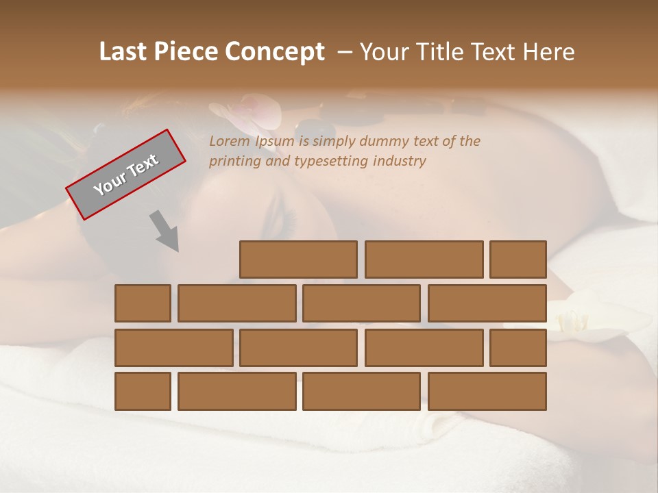 Stones Spa Girl PowerPoint Template