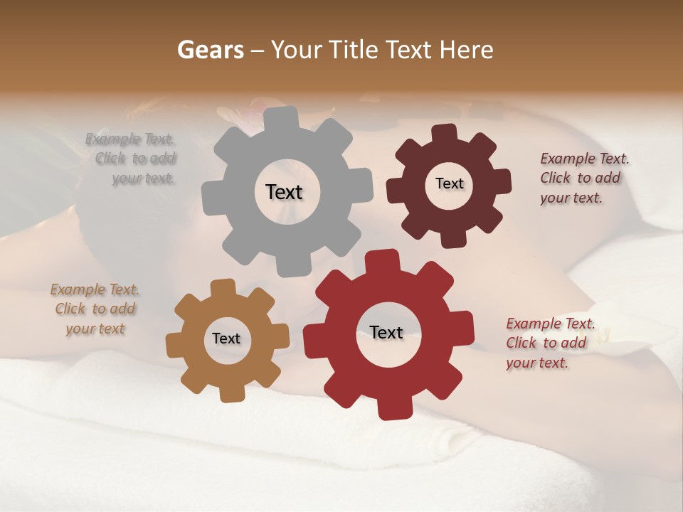 Stones Spa Girl PowerPoint Template