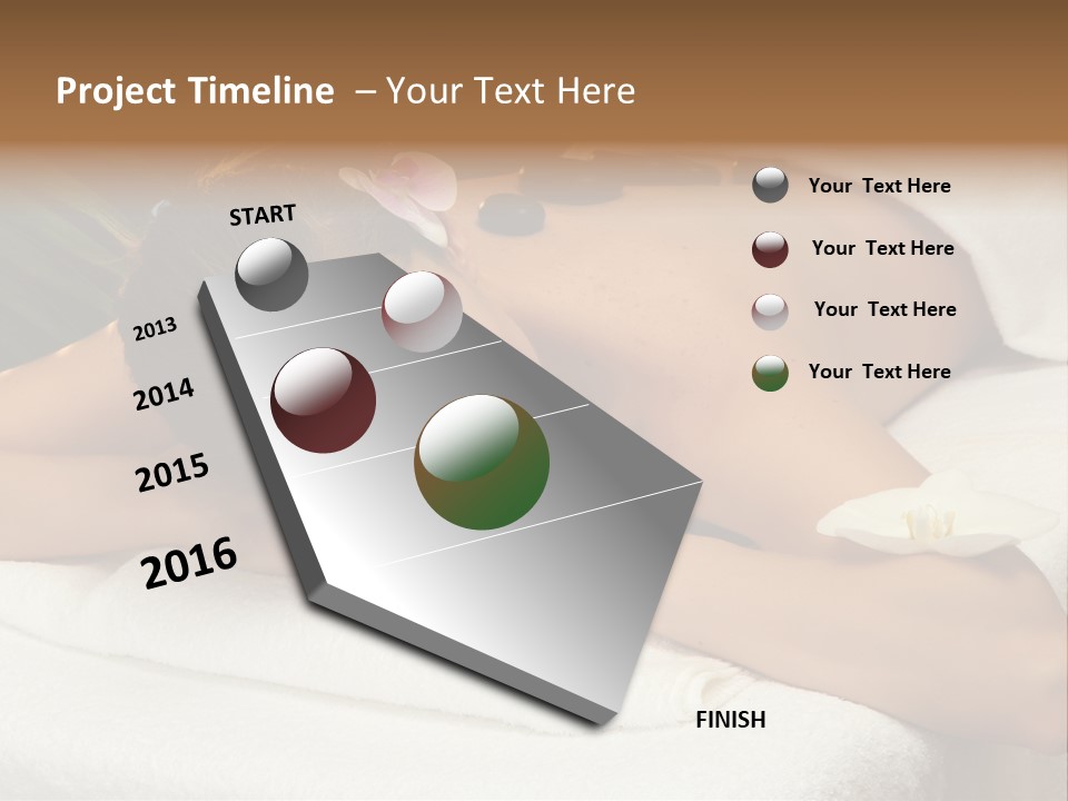 Stones Spa Girl PowerPoint Template